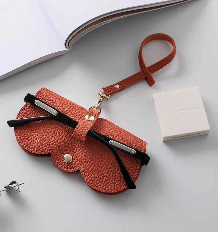 Soft Leather Sunglasses Cover