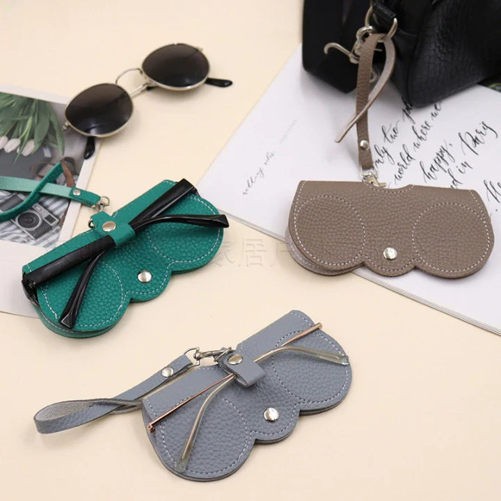 Soft Leather Sunglasses Cover