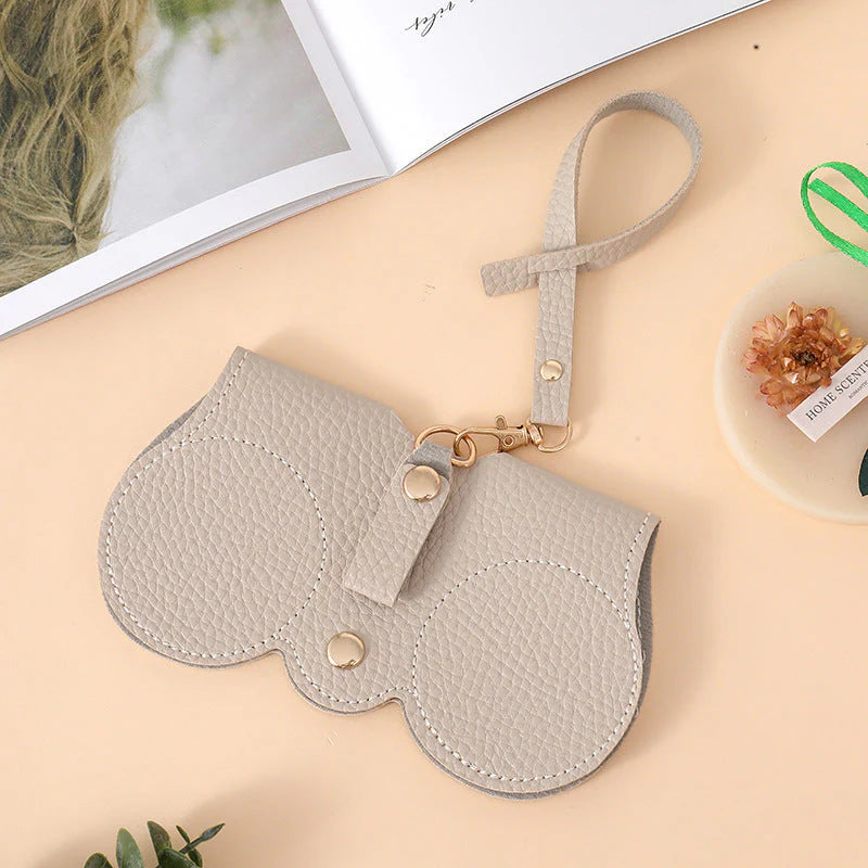 Soft Leather Sunglasses Cover